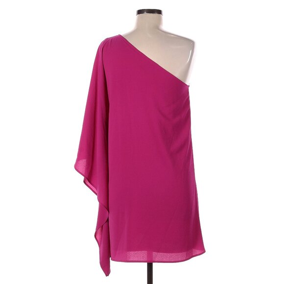 VICI Hot PINK Size M Cocktail Drape Dress - Picture 5 of 13